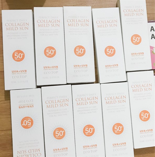 Kem chống nắng Ecotop Collagen Mild Sun #70ML