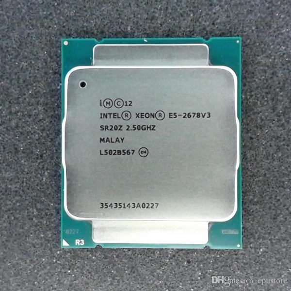 CPU Intel Xeon E5 2678 V3 (2.50 turbo 3.1GHz / 12Cores / 24 Thread / 2011v3 / T)
