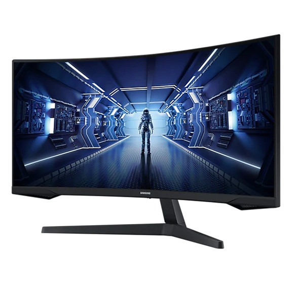 Màn hình Samsung Odyssey G5 LC34G55TWWEXXV (34"/ WQHD 3440x1440/ VA/ 165Hz/ 1ms/ 250nits/ HDMI+DP+Audio/ Freesync) (N)