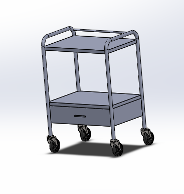 XE 2 TẦNG 1 NGĂN KÉO ĐỂ MÁY