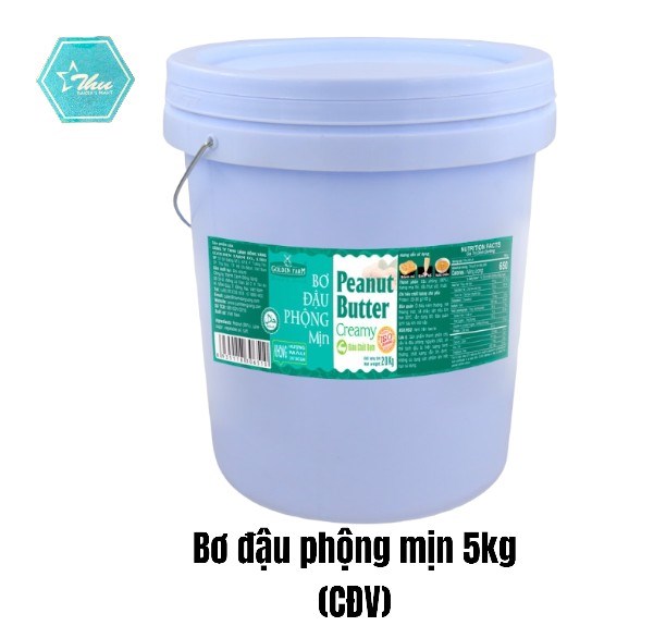 Bơ đậu phộng mịn 5kg (cđv)
