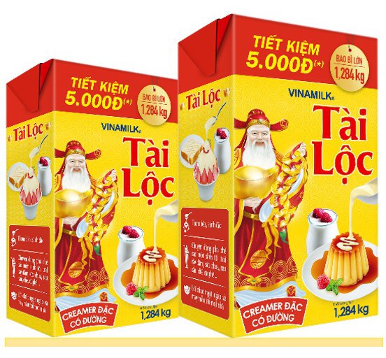 Sữa đặc giấy Vinamilk Tài lộc 1284gr
