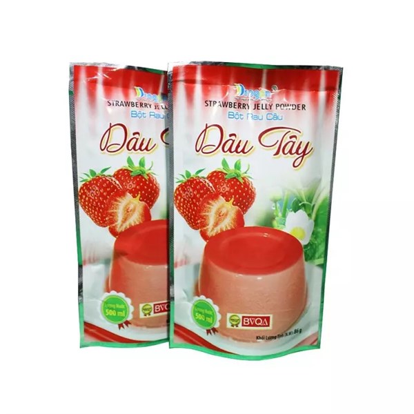 Bột rau câu dâu tây