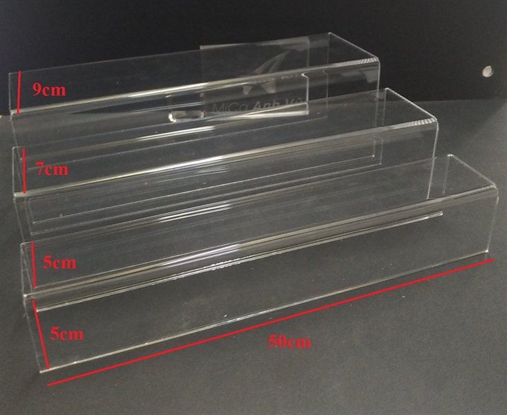 Kệ Mica Bậc Thang 3 Chiếc Lồng Nhau