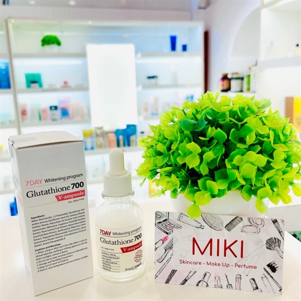SERUM DƯỠNG TRẮNG DA TRỊ NÁM 7 NGÀY GLUTATHIONE 700 V AMPOULE Angel Liquid