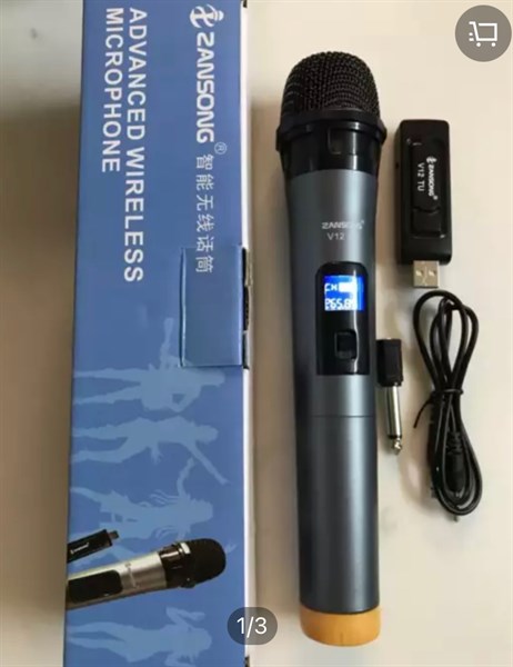 MIC KHÔNG DÂY ĐƠN ZANSONG V12 TU
