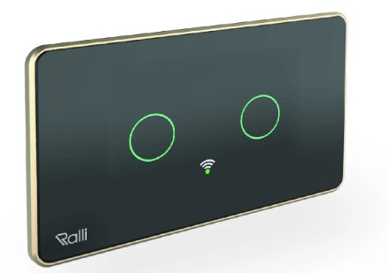 Công tắc cảm ứng WiFi chữ nhật CTCU WF CN 02T Đen