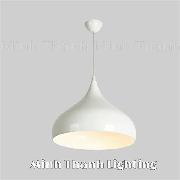 Đèn thả giọt nước trắng