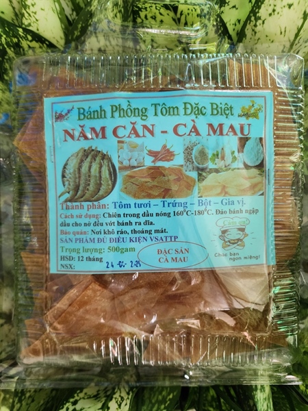 Bánh Phồng Tôm Đặc Biệt Năm Căn Cà Mau