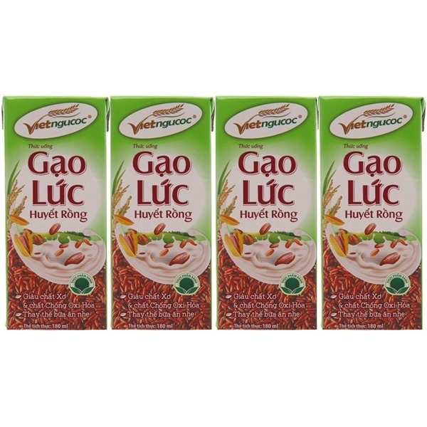 Sữa gạo lức huyết rồng Vietngucoc 180ml