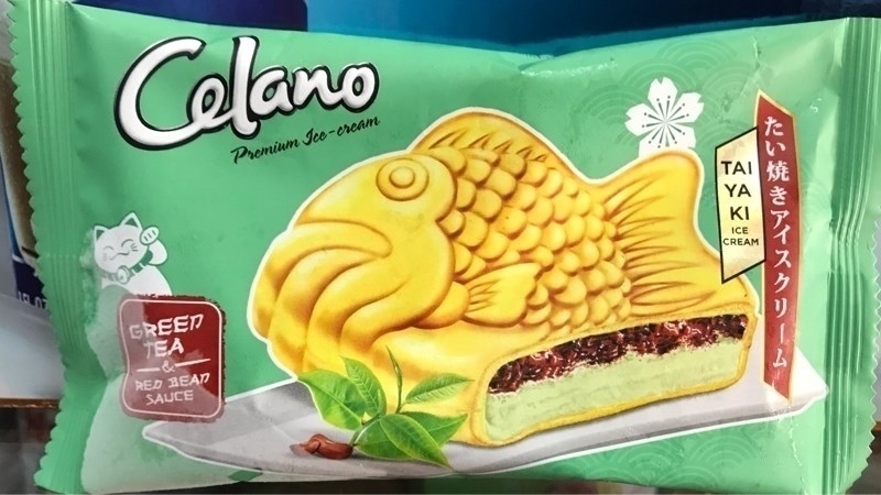 MERINO003 KEM BANH CA CELANO TRA XANH DAU DO