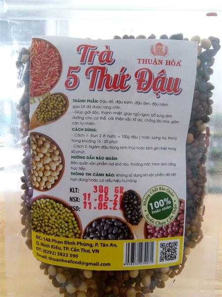 TRÀ 5 THỨ ĐẬU