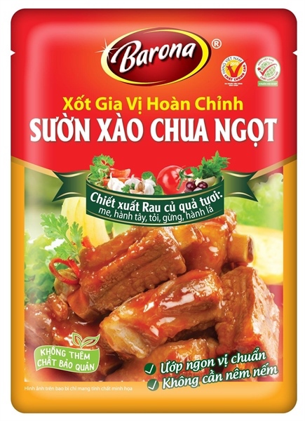 Xốt sườn chua ngọt
