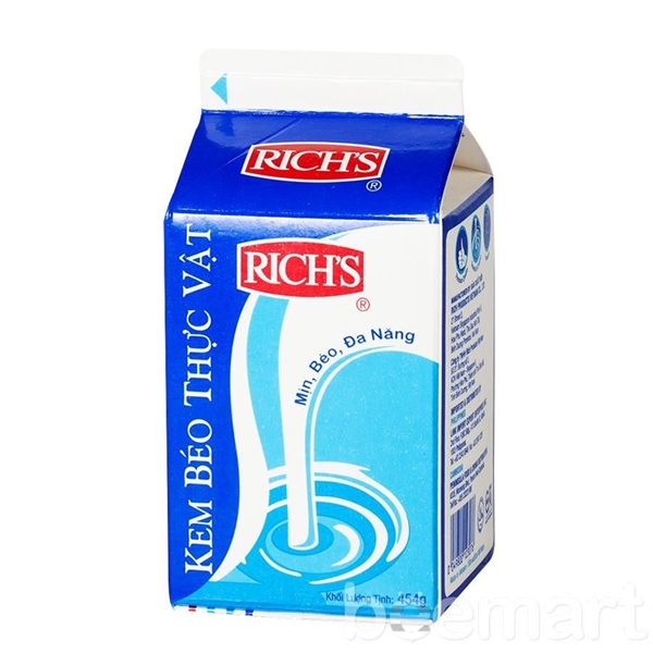 Kem Béo Thực Vật Rich's (454g)