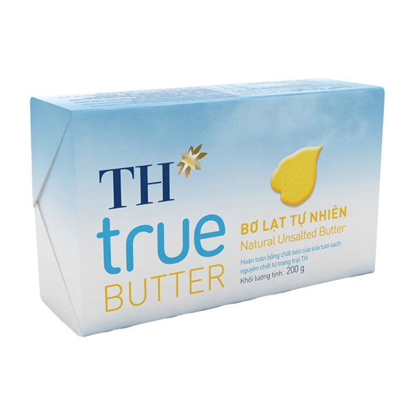Bơ nhạt tự nhiên TH true butter (200g)