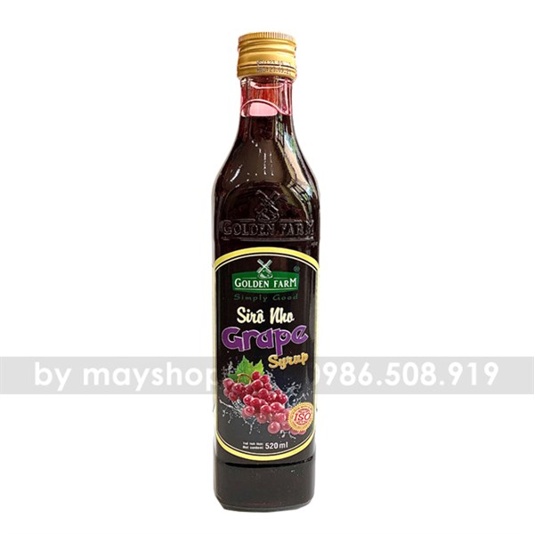 Siro Golden Farm Nho (520ml)