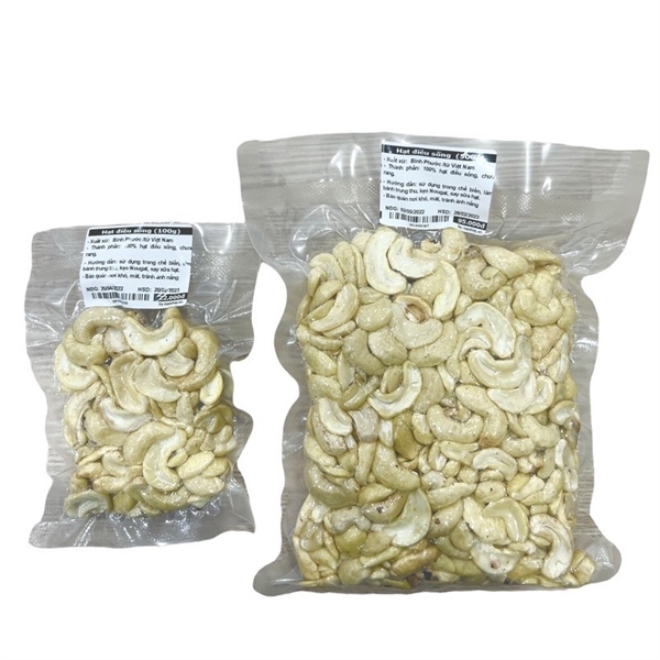 Hạt điều sống vỡ đôi (1kg)
