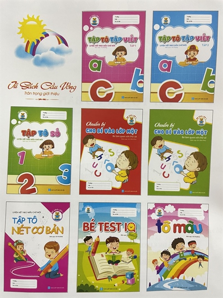 Bé chuẩn bị vào lớp 1