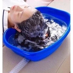 Chậu gội đầu tại giường cho người già, bà bầu, trẻ nhỏ Nhựa Việt Nhật - Thau gội đầu tiện ích hồng