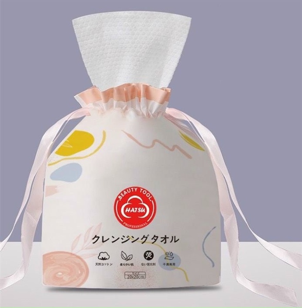 Khăn lau mặt khô Hatsu đa năng dùng 1 lần mềm mại đa năng , khăn tẩy trang