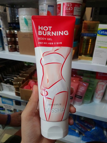 Gel massage làm thon gọn cơ thể Missha Hot Burning Perfect Body Gel 200ml