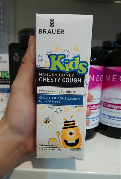 Siro trị ho Brauer Kids Chesty Cough 100ml