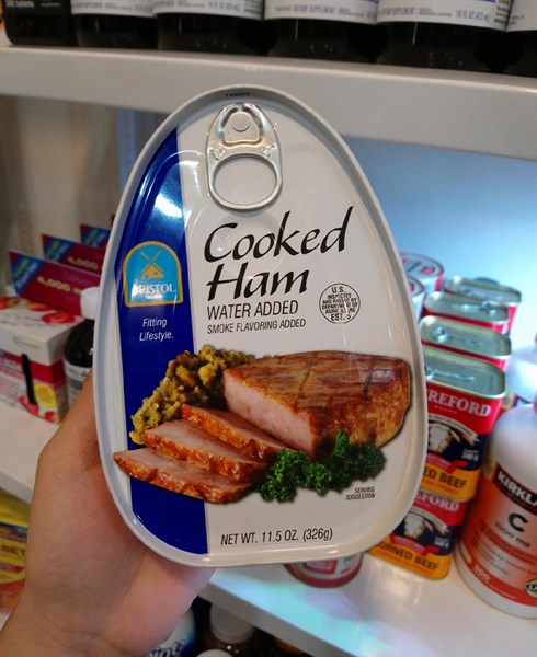 Thịt hộp giăm bông Cooked Ham Bristol 326g