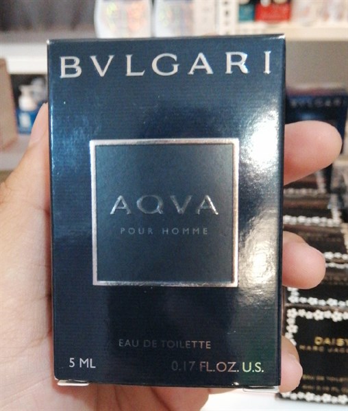 Nước hoa nhí BVL Aqua viên sỏi Pour Homme EDT 5ml