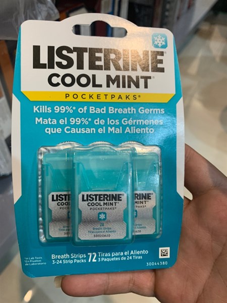 Ngậm thơm miệng Listerine