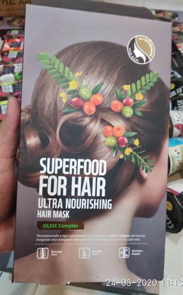 Mặt nạ tóc Superfood For Hair Ultra Nourishing OLIVE Complex