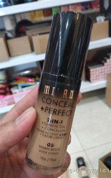 Kem nền Milani 2-in-1 05 Warm Beige Beige Chaud