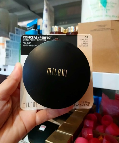 Phấn Phủ Milani Conceal + Perfect Shine-Proof Powder 12.3g# 03 Natural Light