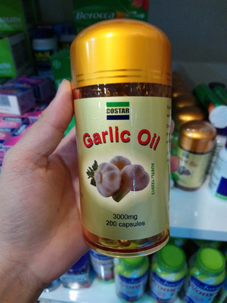 Tinh dầu tỏi Costar Garlic Oil 3000mg 200 viên
