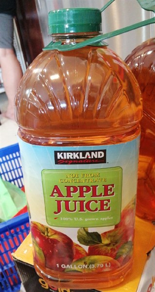 Nước ép táo Kirkland 3,79L