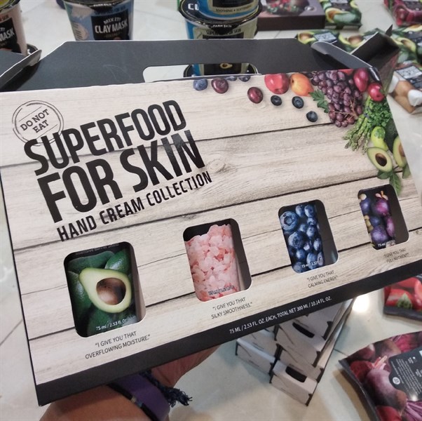 Set kem tay Superfood For Skin