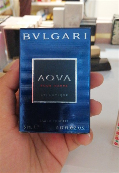 Nước hoa nhí BVL Gari Aqua Pour homme Atlantiqve EDT 5ml