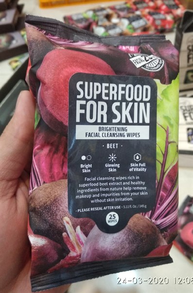 Khăn giấy ướt Superfood For Skin Beet