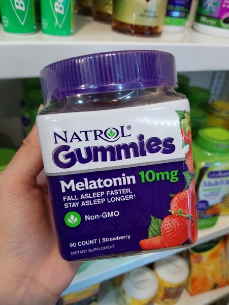 Kẹo Dẻo Ngủ Ngon Natrol Gummies Melatonin – Hỗ Trợ Ngủ Ngon Giấc