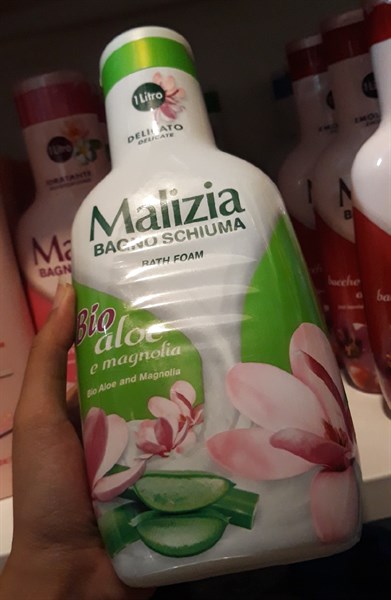 Sữa tắm Malizia bio aloe 1L