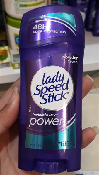 Lăn khử mùi Lady speed stick xanh