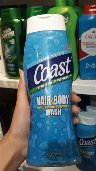 Tắm gội Coast nhỏ 532ml
