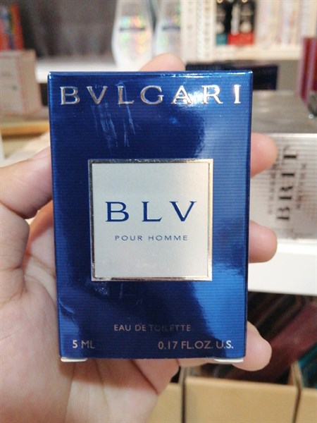 Nước hoa nhí BVL Pour home xanh dương EDT 5ml