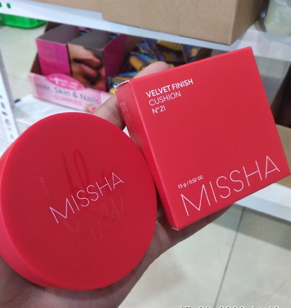 Velvet Finish Cushion Missha N21