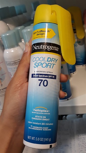 Xịt chống nắng Neutrogena spf70