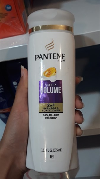 Gội Xả Pantene 2in1 sheer volume 375ml