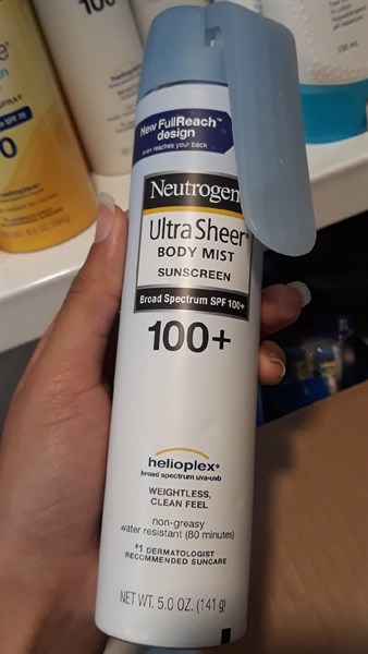 Xịt chống nắng Neutrogena 100+