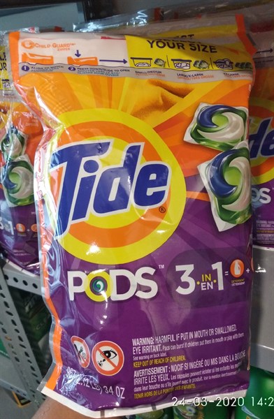 Viên giặt Tide 3 in 1