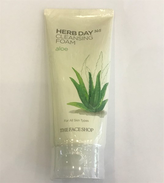 Sữa rửa mặt Nha Đam HERB DAY 365 The face shop 180ml