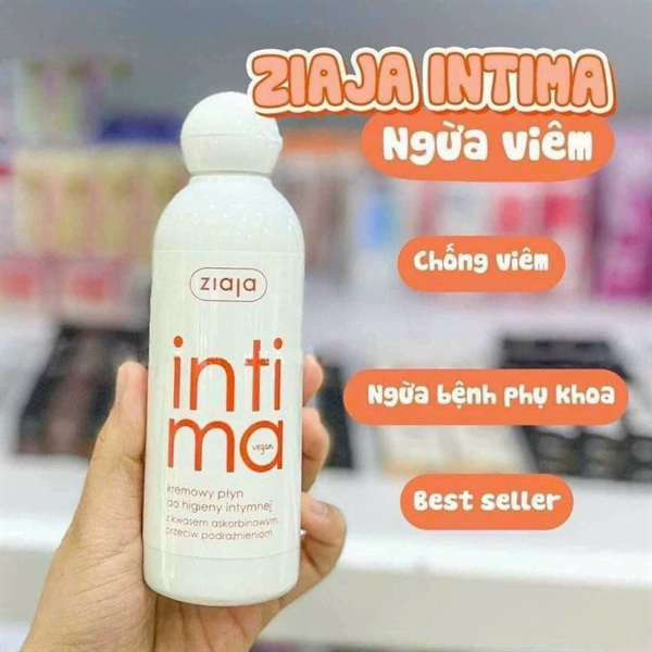 Dung dịch vệ sinh Intima Ziaja 200ml - Màu cam viêm nhẹ