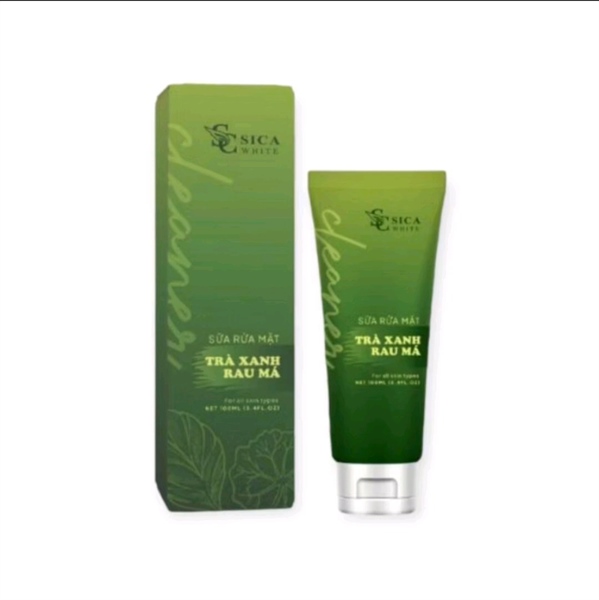 Sữa rửa mặt trà xanh rau má Sica White
